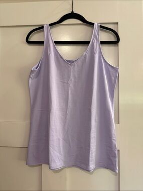 J. Jill NWOT V-neck Perfect Reversible Women's Lavender Tank Top